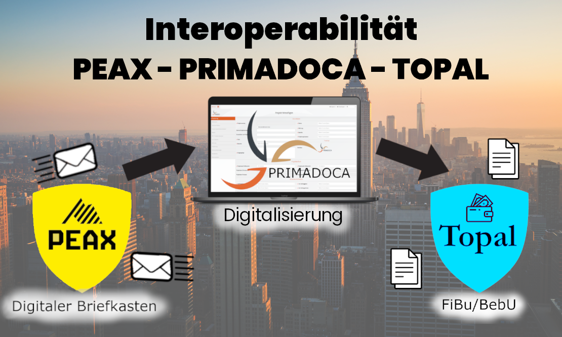 Schnittstelle PEAX - PRIMADOCA - TOPAL